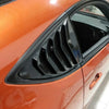 Toyota 86 Subaru BRZ Carbon Fiber Style Window Side Louver Covers (2012-2020)