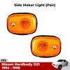 LH+RH Side Lights Marker Lamp Fits Nissan Navara D21 Truck Pickup 1994-98 D05
