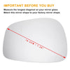 MAZDA CX-3 Right Side Heated White Mirror Glass (2015-2020)