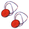 Car Trailer Truck 24 LED Round Red Tail Brake Stop Light Lamps