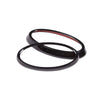 Subaru XV (2022) 2 x Pieces Gloss Black Front & Rear Logo Trim Ring Covers