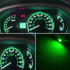 20 x Green T3 Neo Wedge LED Dash HVAC Lights