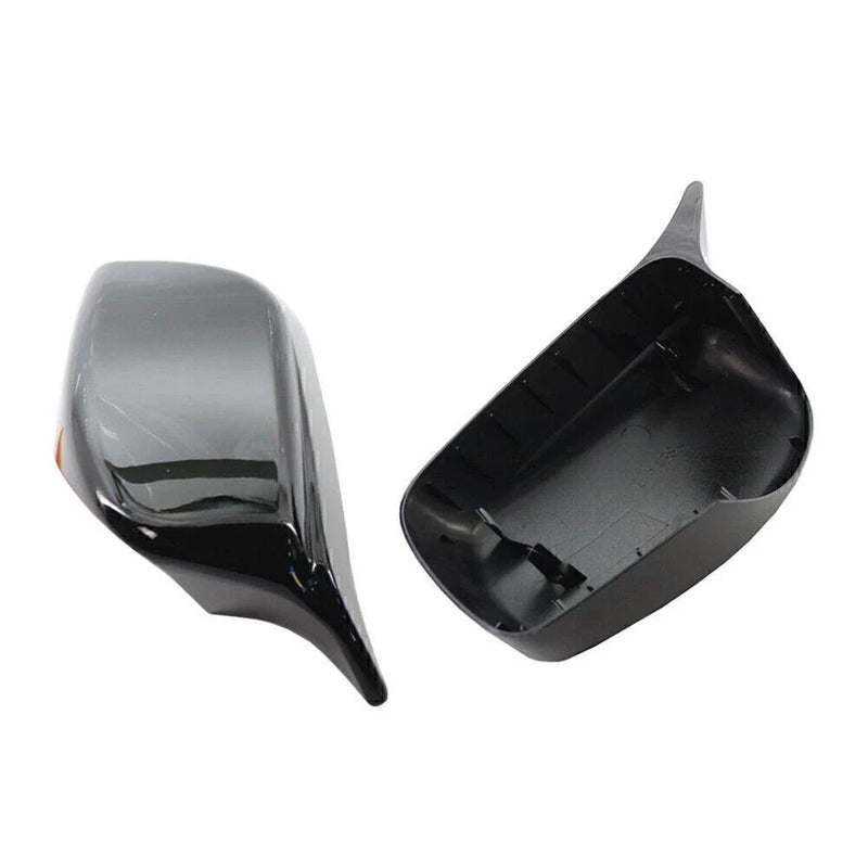 BMW E60 E61 Rear View Mirror Cover Trim Black (2004-2007)