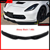 Corvette C7 Z06 & GS Black Front Bumper Lip Spoiler Splitter (2014-2019)