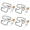 Kawasaki Ninja ZX6R, ZZR 600 4 x Carburetor Repair Kit (1998-2008)