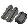 Honda Civic 10th Gen (2016-2020) Black / White Line 3 x Armrest Covers