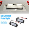 Hyundai Veloster 2 x White LED License Plate Lights (2012-2017)