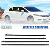 Honda Civic 4pcs Weatherstrip Window Molding Trim (2006-2011)