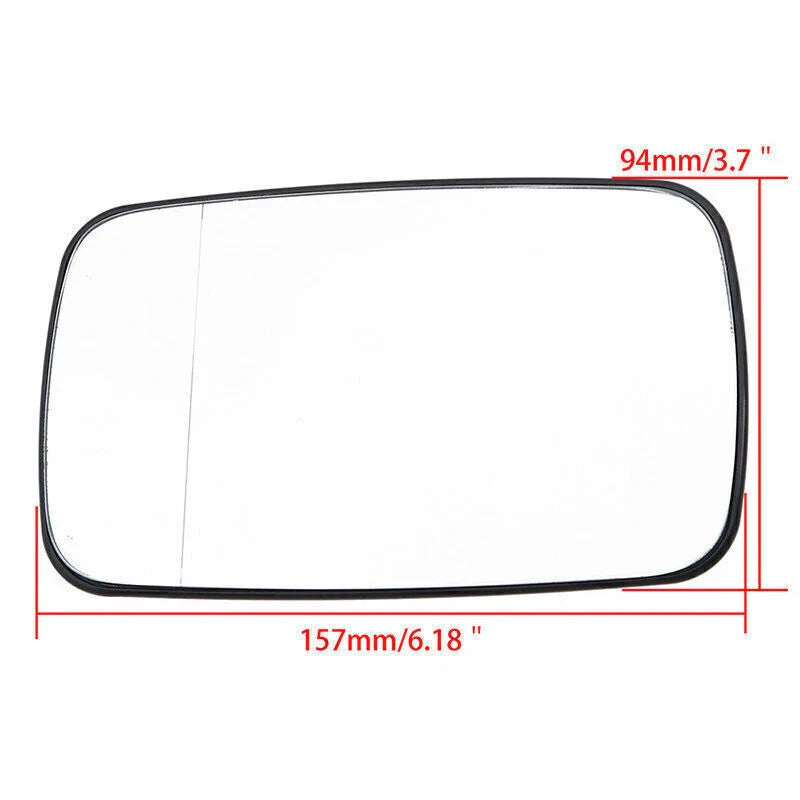BMW E46 Sedan & Wagon 2 x Heated Wing Mirror Glass (1998-2006)