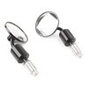 Universal Motorbike CNC Black 7/8" Round Bar End Mirrors