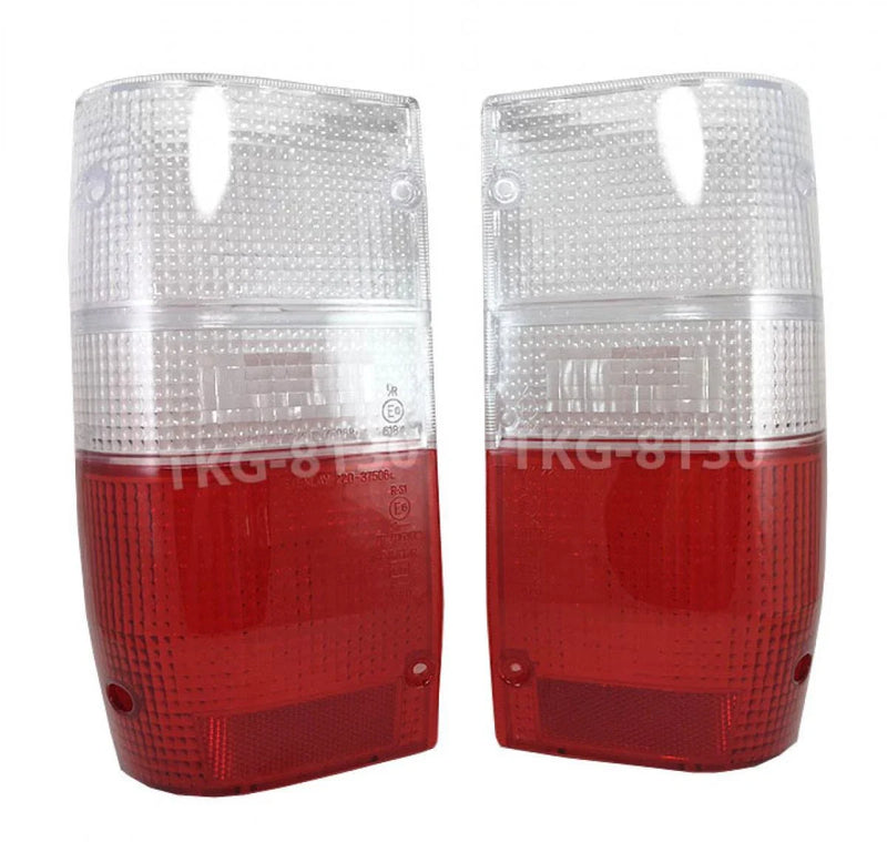 Mitsubishi  L200 Triton Rear Tail Light Lens Clear/Red (1986-1996)