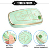 Ford Smart Key 5 Button - Durable TPU Green Key Fob Cover
