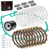 Yamaha YZF-R6S Clutch Friction/Steel Plates Kit w/ Gasket (2006–2009)