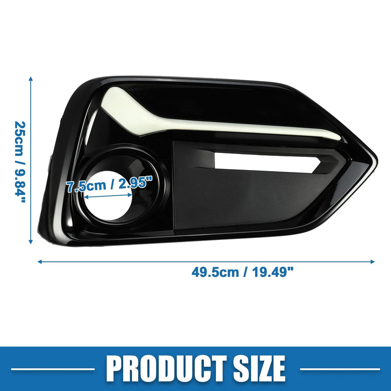 Honda Civic Fog Light Grille Cover Trim Pair (2020-2021)