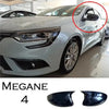 Renault Megane Mk4 (2016-2023) 2 Piece Gloss Black Side View Mirror Covers