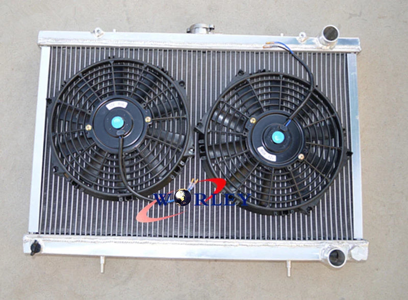 Nissan Skyline R32 GTST 52mm Aluminum Radiator & Fan Shroud (1989-1994)