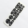 Cadillac Isuzu Black Radio Button Repair Decal Sticker (2002-2006)