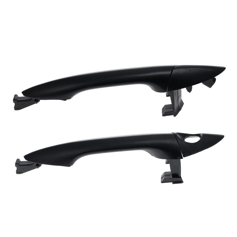 Hyundai Elantra MD (2011-2020) Black Front Rear Outer Door Handle Set of 4