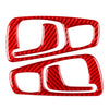 Honda S2000 Carbon Fiber Red Interior Door Handle Cover Trim (2004-2009)