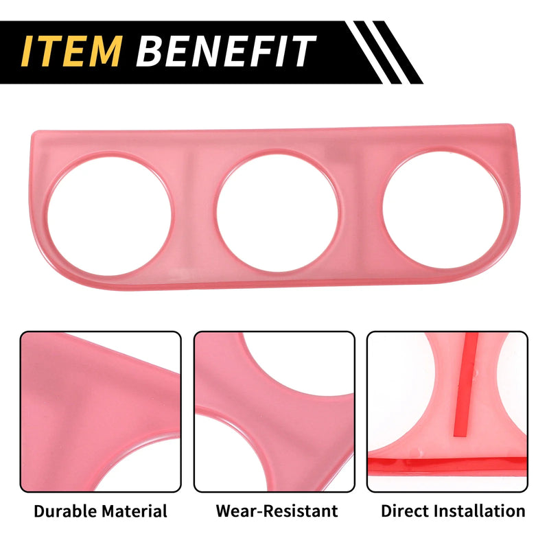 Jeep Wrangler JK (2011-2017) Pink AC Switch Button Control Cover Trim