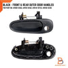 Toyota Corolla AE100 AE101 AE102 Black Outer Door Handles (1992-1998)