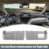 Toyota Camry (2007-2011) Left Right Side W / O Sunroof Light Sun Visor Pair