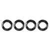 Mercedes Benz GLC Class 4 x Interior Door Lock Pin Cover Rings (2015-2021)