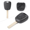 Peugeot 206 307 Button Smart Key Fob Shell Cover (2000-2007)