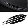 Audi A4 A5 Carbon Fiber Black Interior Door Horn Panel Cover Trim (2008-2016)