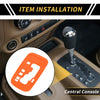 Jeep Wrangler Center Console Gear Shift Frame Cover Trim (2011-2017)