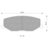 Holden NB QB Drover Front Disc Rotors + Brake Pads (1985 - 1987)