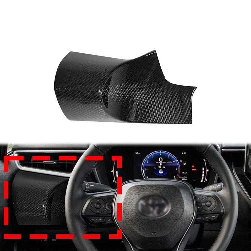 Toyota GR Corolla 23-25 100% Carbon Left Dashboard Panel AC Vent Lower Trim