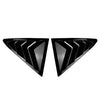 Ford Fiesta Glossy Black Rear Window Louver Cover (2018-2024)