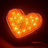 Car - Compatible with Various Models Heart Shaped Side Marker Light Assembly