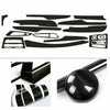 BMW X5 5D Carbon Fiber Interior Trim Decal Sticker (2008-2018)