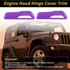 Jeep Wrangler JL JLU (2018-2023) - Purple Engine Hood Hinge Cover