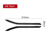 Tesla Model X Carbon Fiber Parts Rear Light Fog Lamp Cover Trim fit