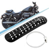 Motorcycle Chrome Plated Iron Exhaust Heat Shield 90-110mm Clamp