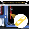 Jeep Wrangler JL JLU (2018-2024) - ABS Yellow Rear Trunk Lock Panel Cover Trim