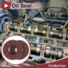 Oil Seal 2 x Seal Ring Rotary Shaft Seal FKM Rubber 17x40x7mm Brown