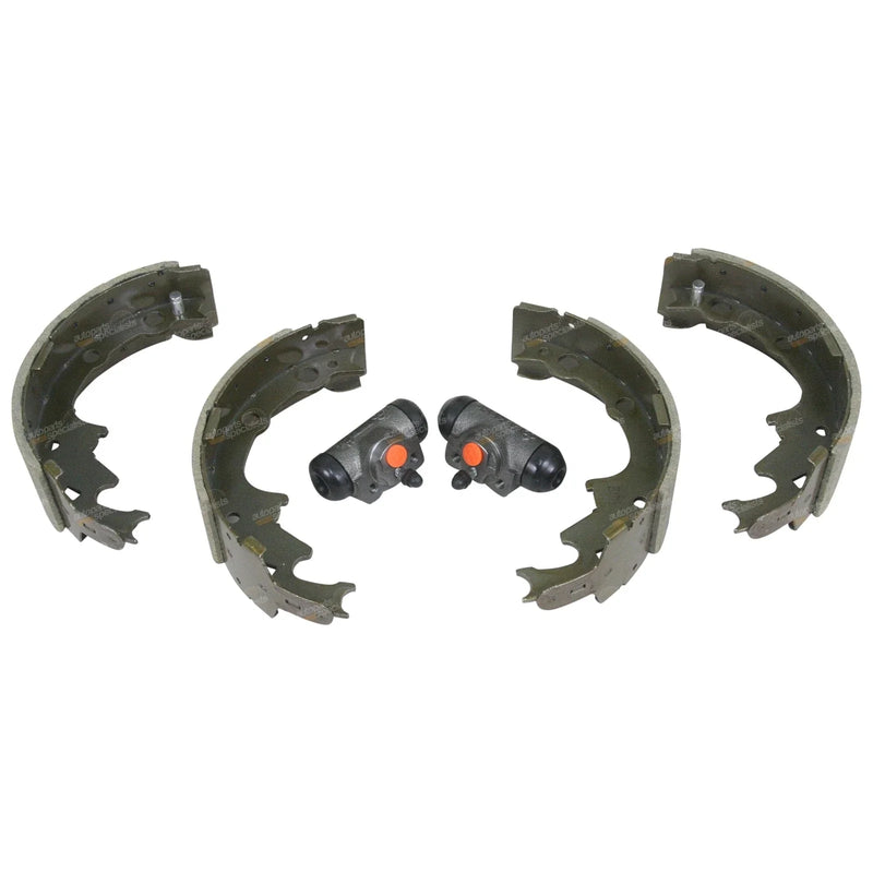 Jeep Cherokee XJ 4 Rear Brake Shoes + 2 Wheel Cylinders (1994-2001)