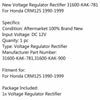 Honda CRM125 Voltage Regulator Rectifier (1990-1999)