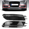 Audi A6 C7 Sedan Honeycomb Fog Light Grill (2012-2015)
