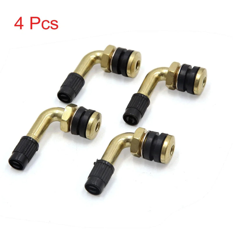 Motorcycle Tires 4 x Bent Screw Head Valve Stems Caps