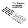 Jeep Wrangler Windshield Frame Installation 12PCS / M8 / Torx Bolts