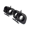 Porsche 992 Carrera S (2019-2022) 2 x Black Rear Exhaust Muffler Pipe Tips