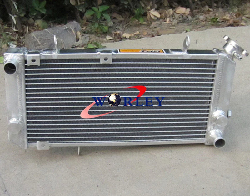Suzuki TL1000S Aluminum Radiator + Black Silicone Hose (1997-2001)