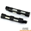 Harley Sportster, Dyna, Electra Glide Black Aluminum Foot Pegs (2004-2023)