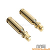 Harley Dyna Sportster Softail Male-Mount Brass Footpegs
