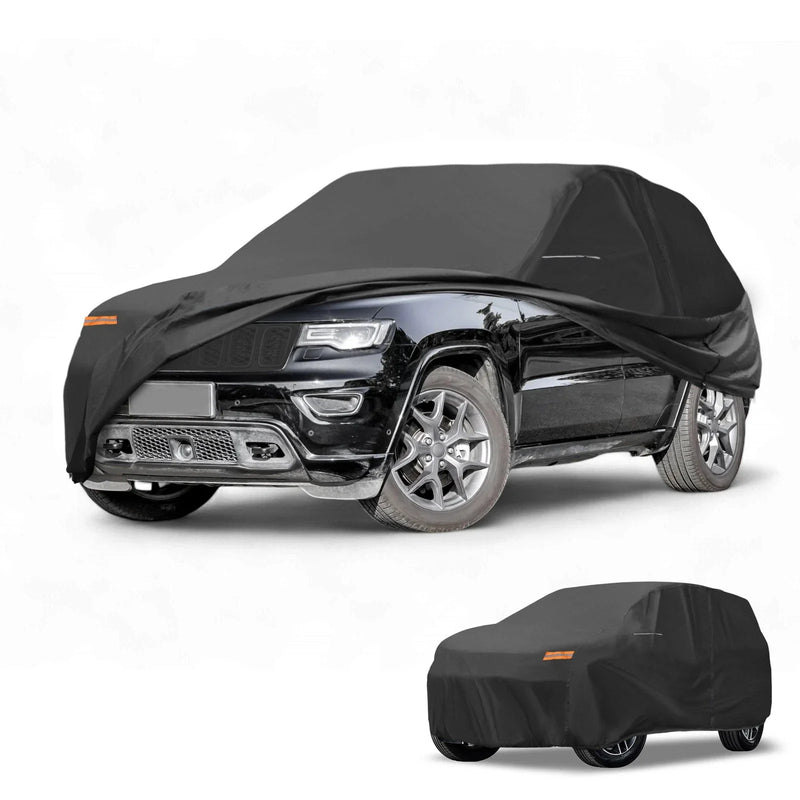 Jeep Grand Cherokee (2002-2023) Black 210D-PU Waterproof All Weather Car Cover